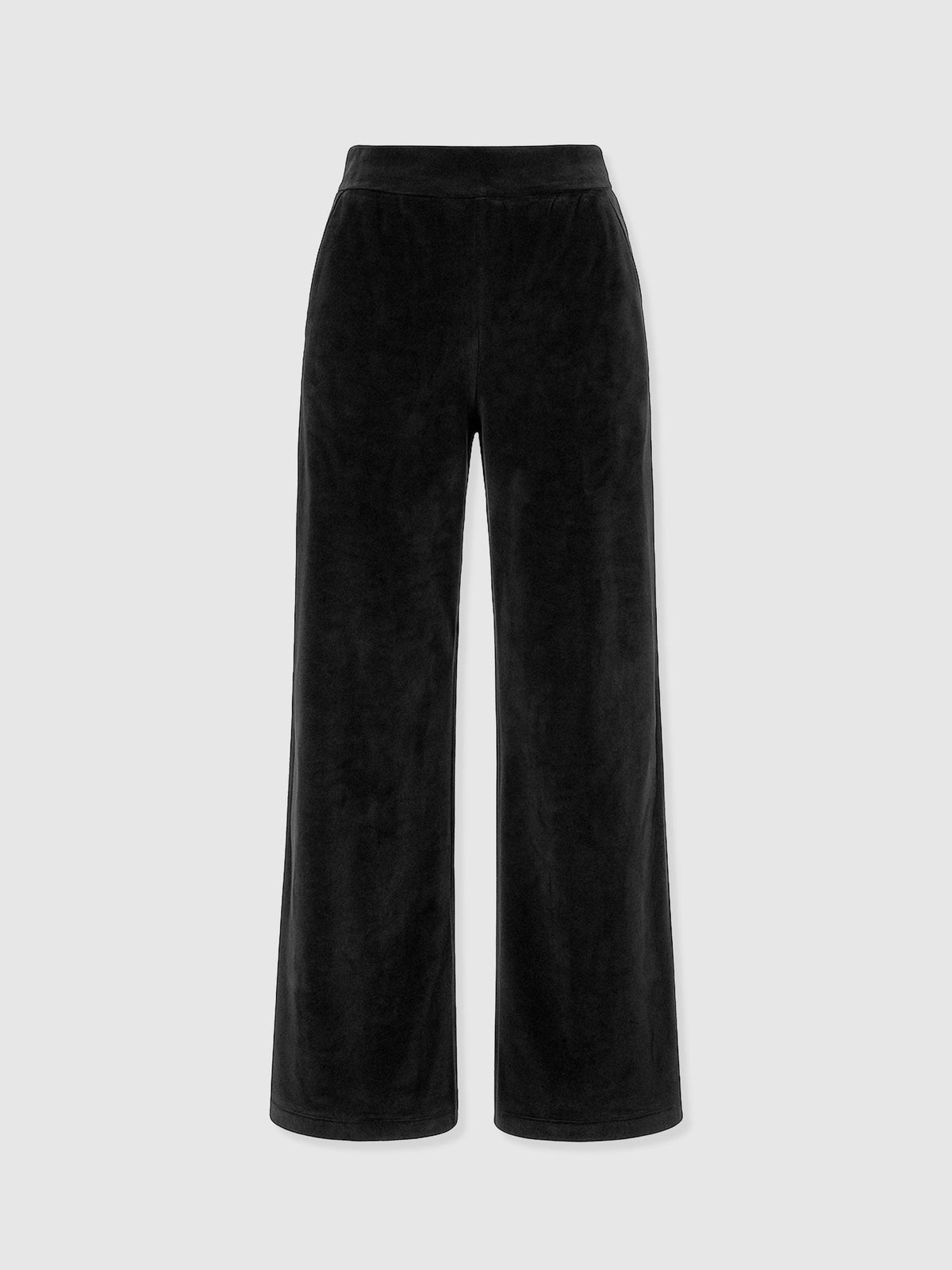 Pantalón de pernera ancha Keller — Terciopelo negro — vista 7