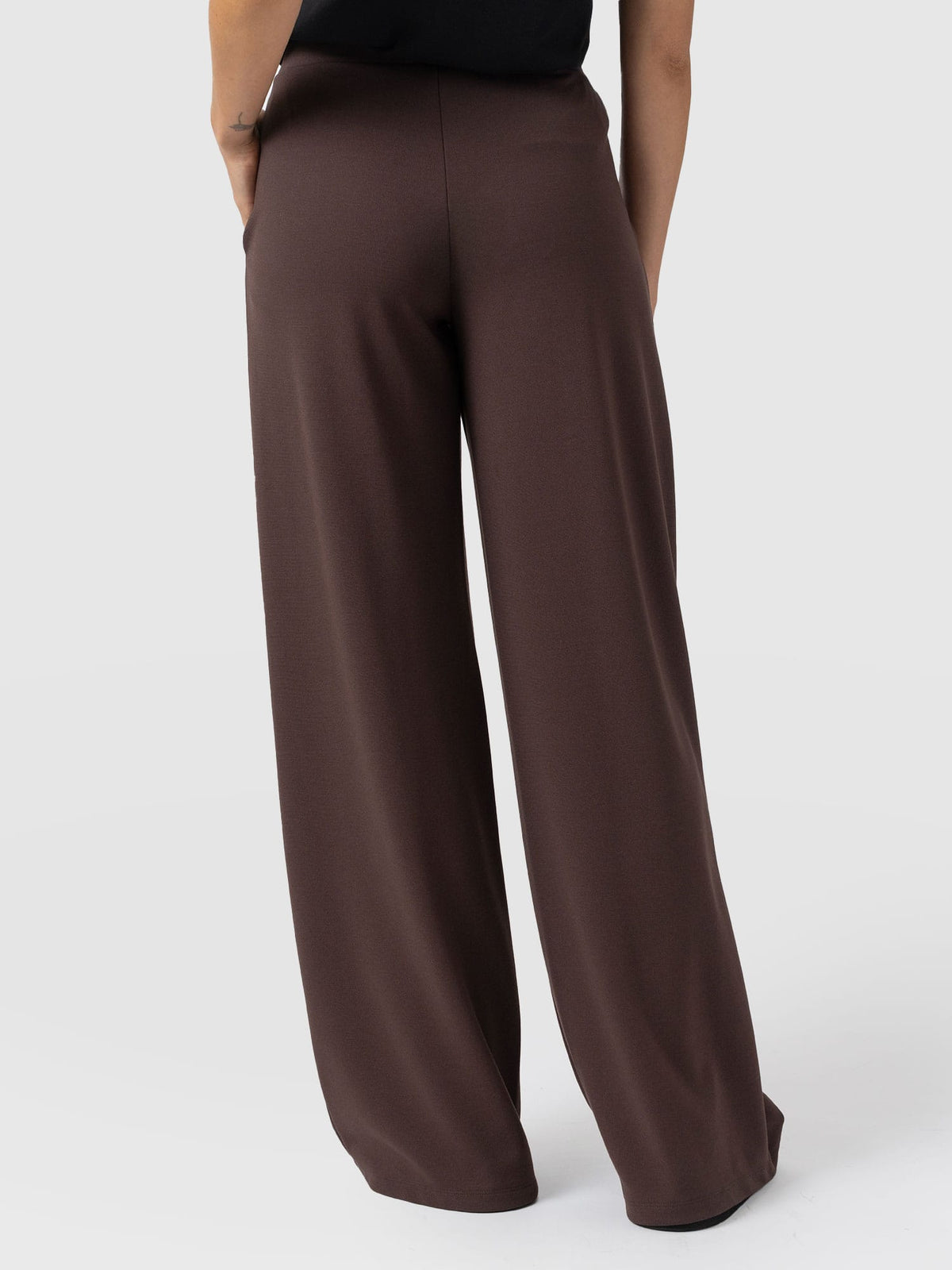 Pantalón de pernera ancha Keller — Marrón — vista 6
