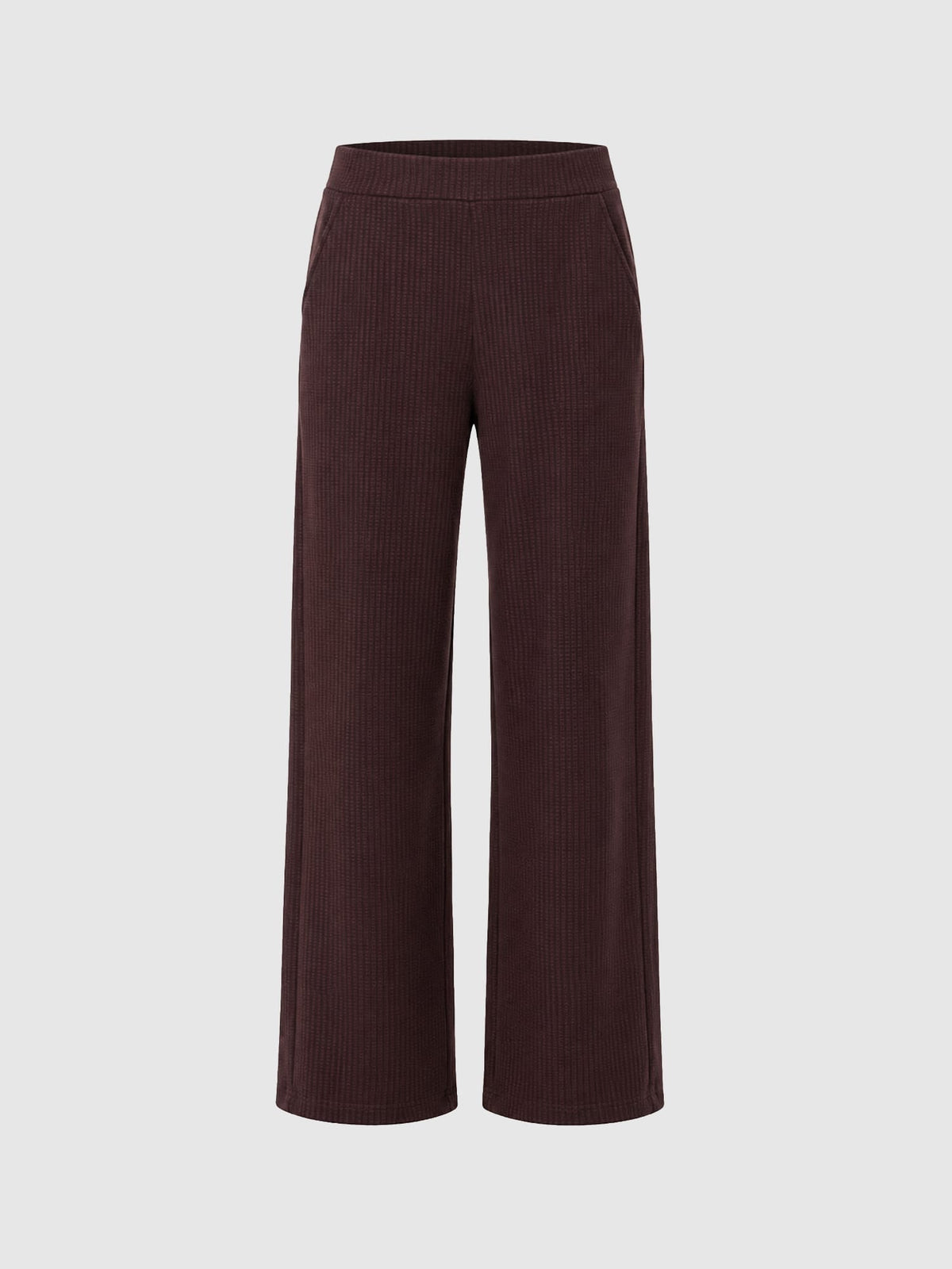 Pantalón de pernera ancha Keller — Minipata de gallo burdeos — vista 7