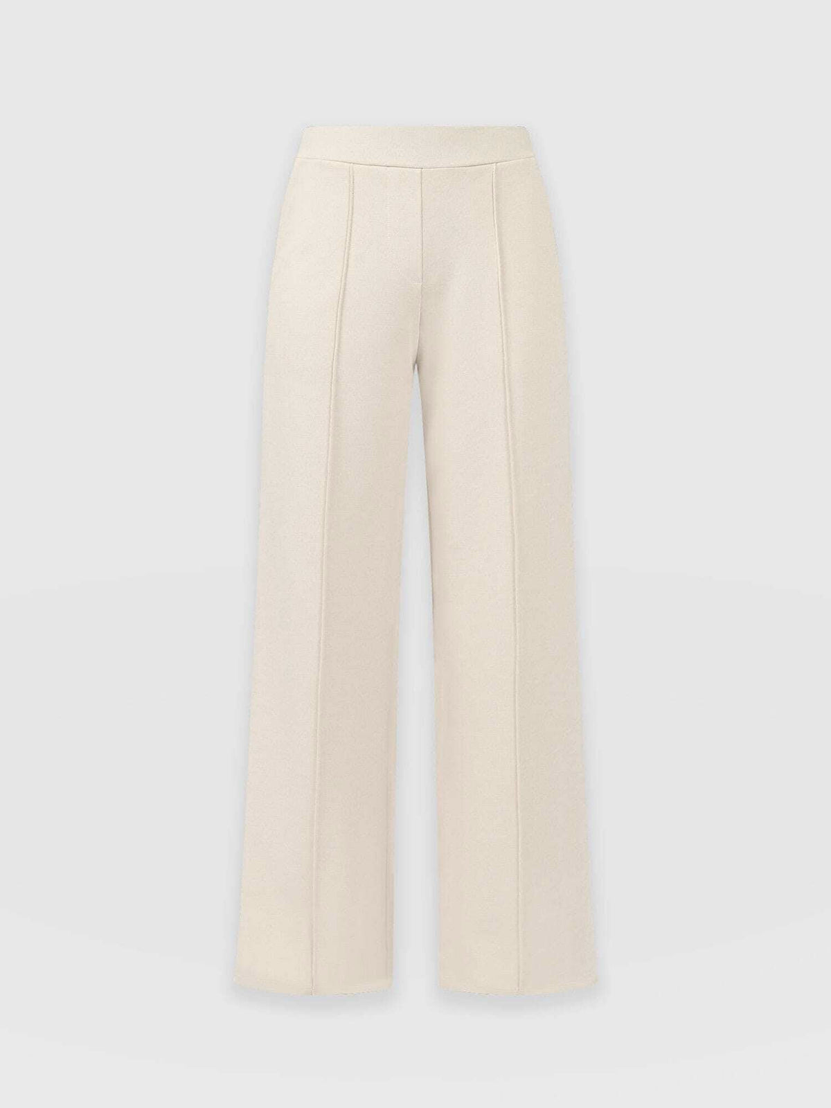 Pantalón de pernera ancha Keller — Crema — vista 7