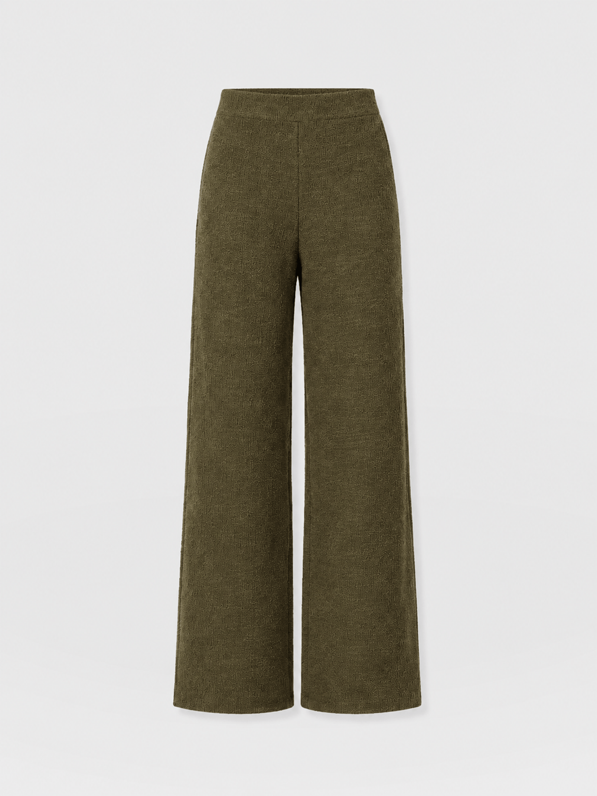 Pantalón de pernera ancha Keller — Bouclé caqui — vista 7