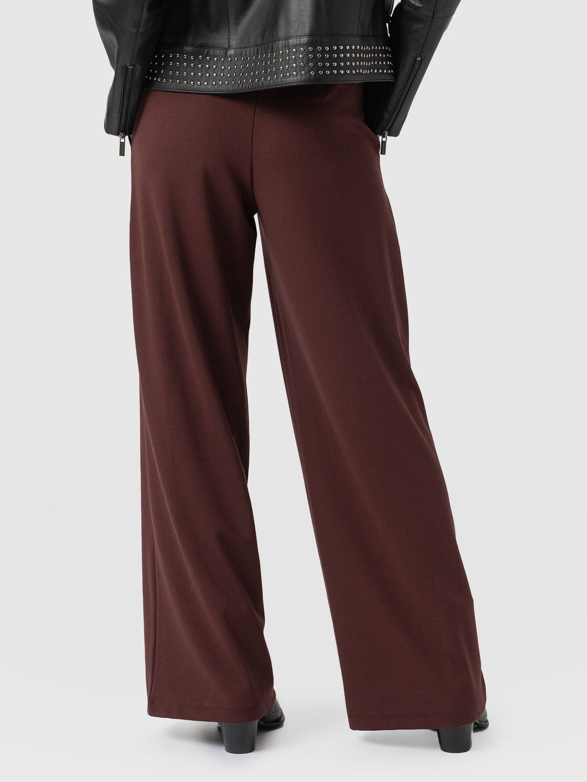 Pantalón de pernera ancha Keller — Granate — vista 6
