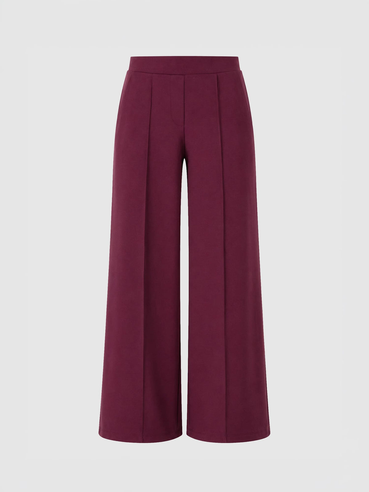Pantalón de pernera ancha Keller — Ciruela — vista 7