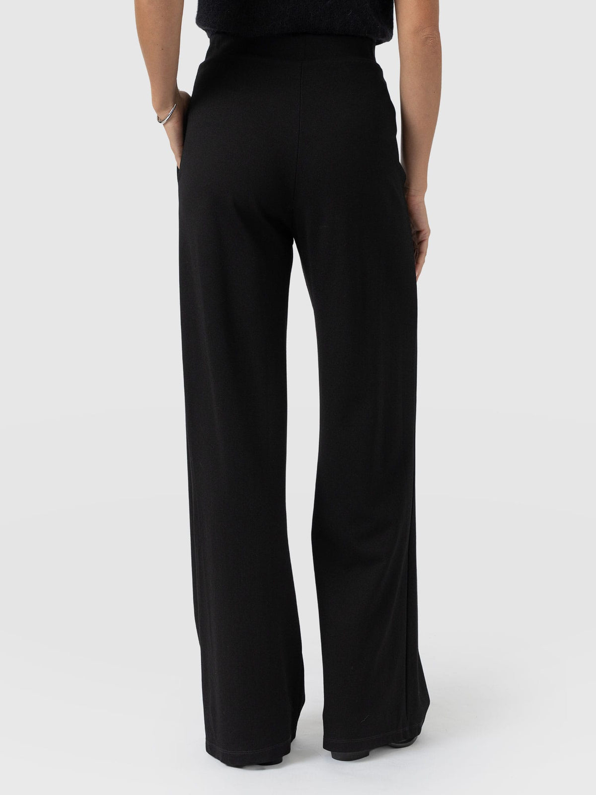 Pantalón de pernera ancha Keller — Negro — vista 6