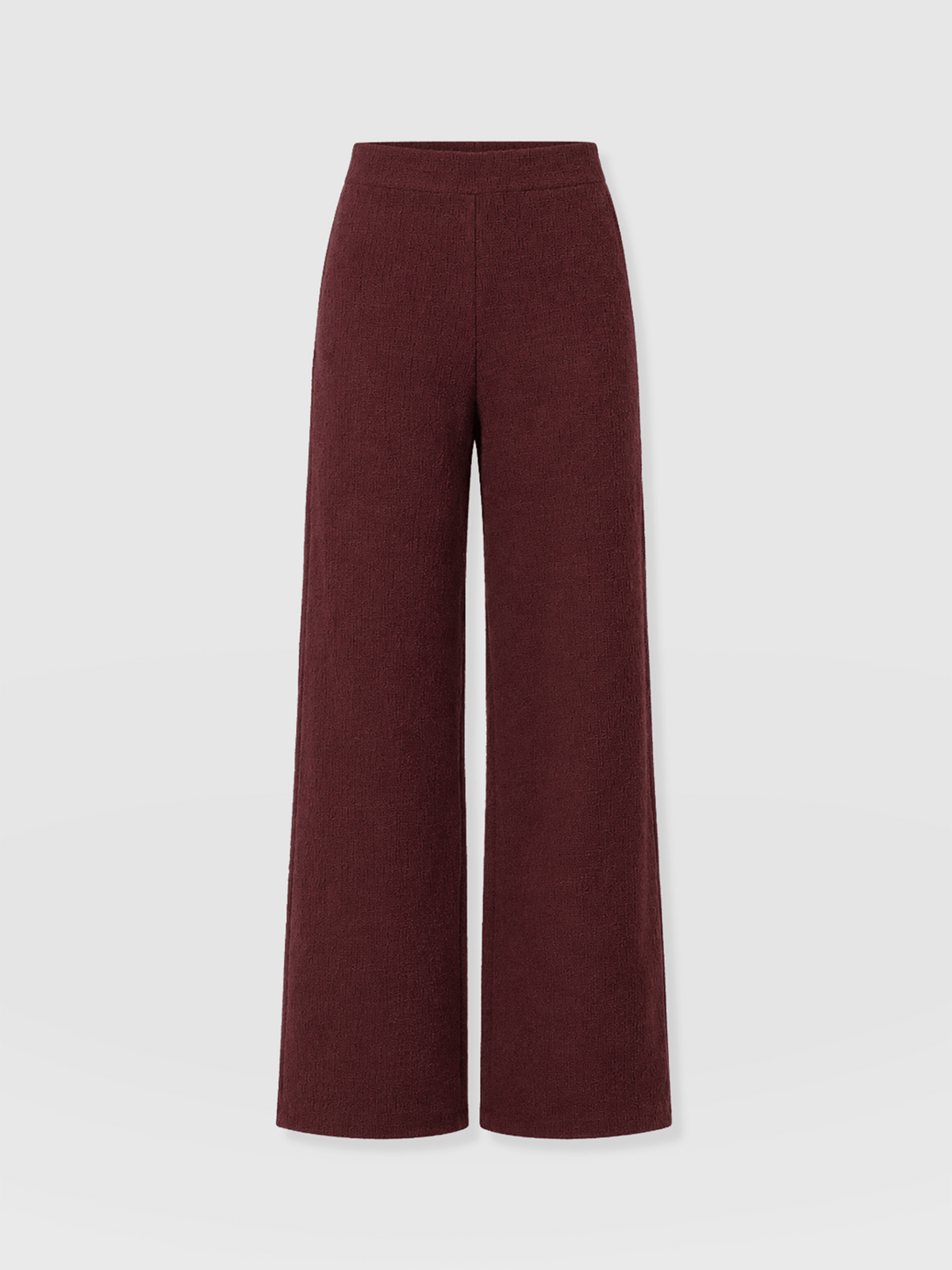 Pantalón de pernera ancha Keller — Bouclé burdeos — vista 7