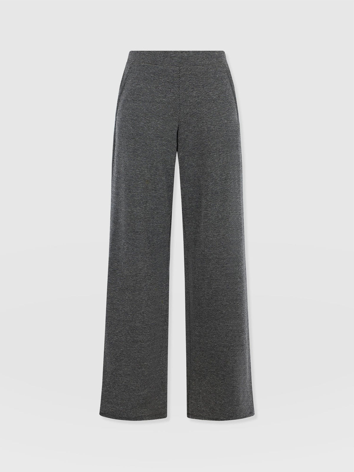 Pantalón de pernera ancha Keller — Sarga gris — vista 7