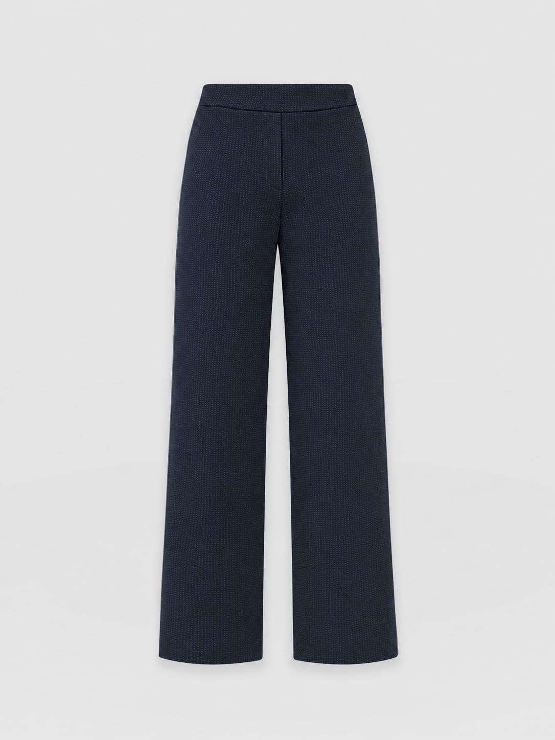 Pantalón de pernera ancha Keller — Minipata de gallo azul marino — vista 7