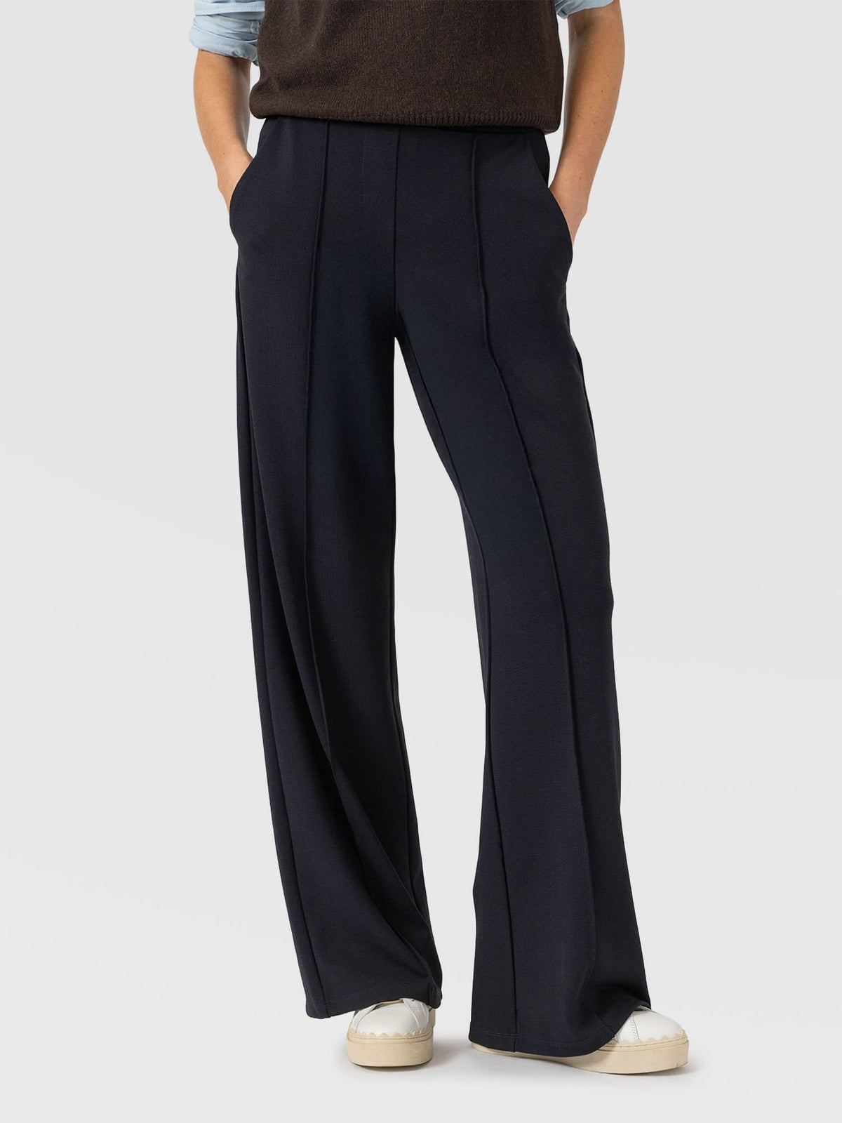 Pantalón de pernera ancha Keller — Azul marino — vista 2