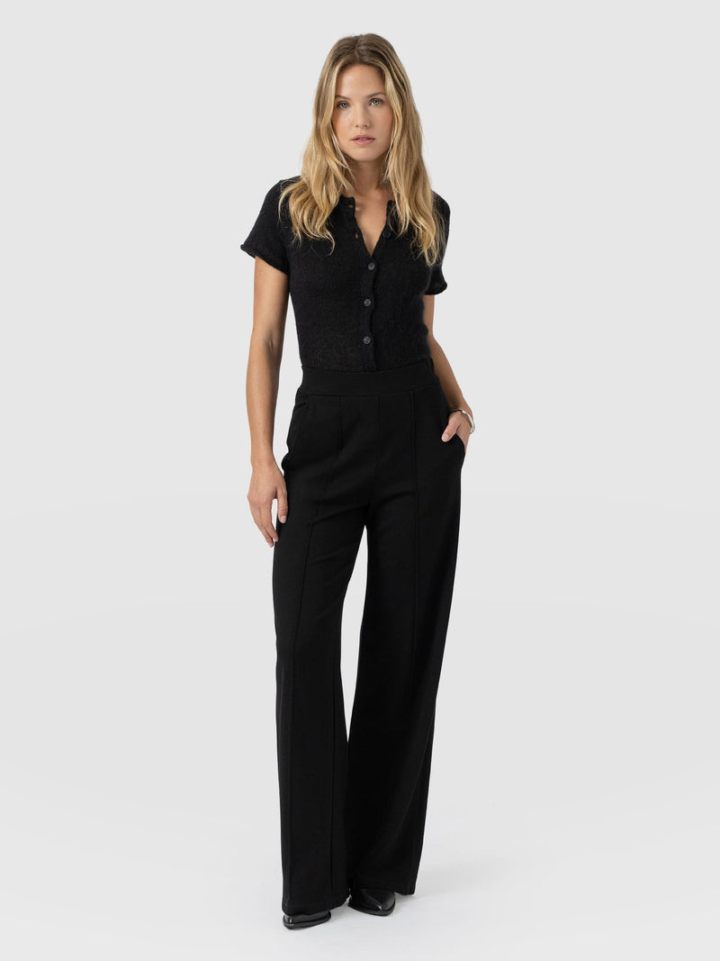 Pantalón de pernera ancha Keller — Negro — vista 1
